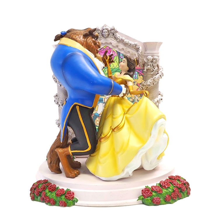 ディズニー 美女と野獣 ライトアップ フィギュア 22.8cm ベル プリンセス enesco Disney Showcase【メーカー直送】【同梱不可】【あす楽不可】【代引き不可】