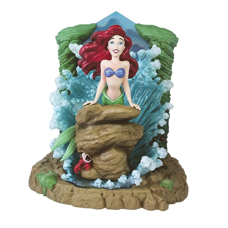 ディズニー アリエル ライトアップ フィギュア 23.8cm リトルマーメイド プリンセス enesco Disney Showcase【メーカー直送】【同梱不可】【あす楽不可】【代引き不可】