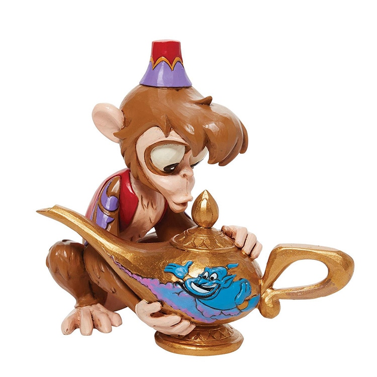 ディズニー アブー＆ジーニーランプ フィギュア 高さ11.4cm 置物 オブジェ 魔法のランプ プレゼント JIM SHORE enesco Disney Traditions【メーカー直送】【同梱不可】【あす楽不可】【代引き不可】