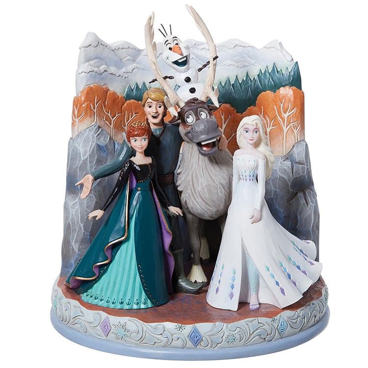 フィギュア ディズニー アナと雪の女王2 コネクテッド トゥルー ラブ 20cm enesco Disney Traditions レジン製【メーカー直送】【同梱不可】【あす楽不可】【代引き不可】