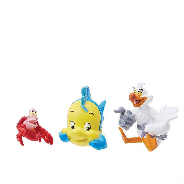 フィギュア ディズニー リトルマーメイド ミニセット 3SET バスチャン フランダー スカットル enesco Disney Showcase レジン製 置物【メーカー直送】【同梱不可】【あす楽不可】【代引き不可】