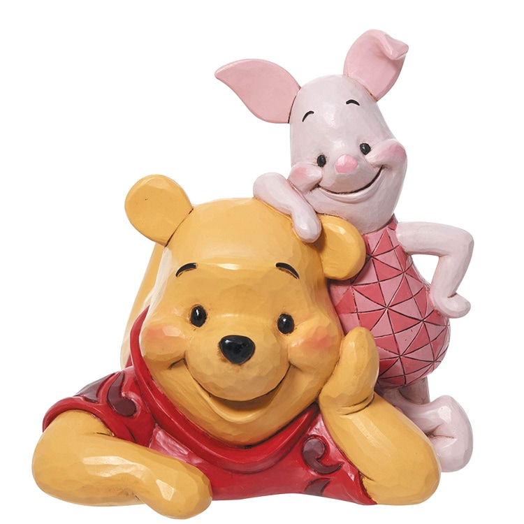 フィギュア ディズニー プー＆ピグレット ベストフレンド 13.3cm enesco Disney Traditions レジン製【メーカー直送】【同梱不可】【あす楽不可】【代引き不可】