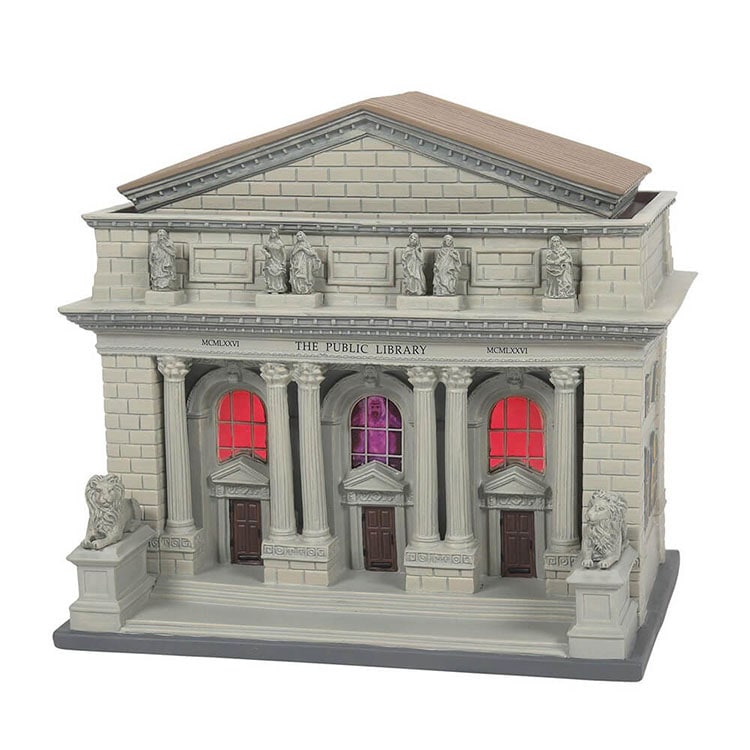 Department 56 ゴーストバスターズ ライブラリー オブジェ 高さ19.2cm 映画 点灯 Department 56【メーカー直送】【同梱不可】【あす楽不可】【代引き不可】