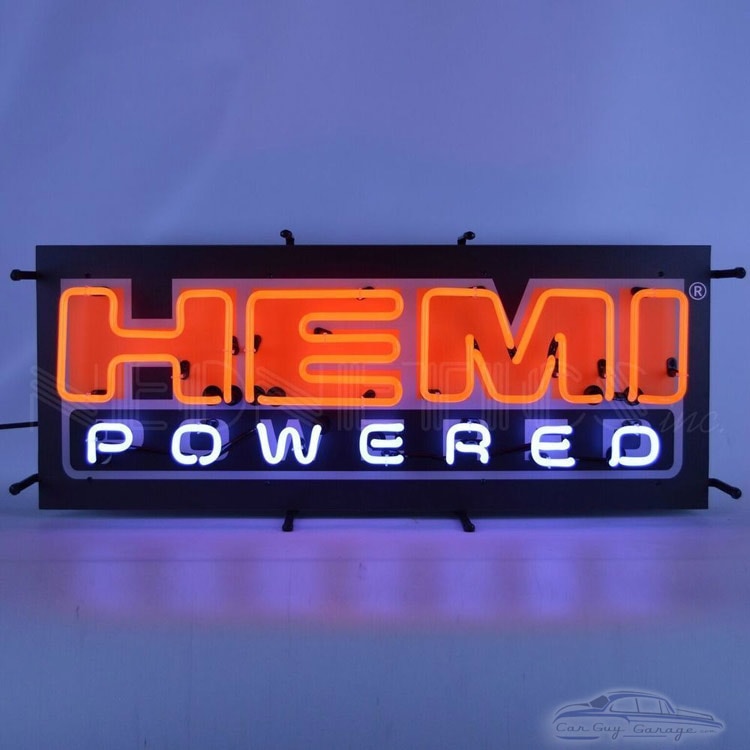 看板 ネオンサイン / HEMI POWERED ヘミ パワード 高さ35.5×横83.8