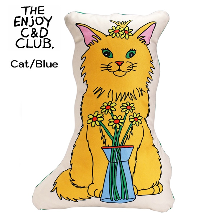 ダイカットクッション エンジョイ C&D クラブ クッション キャット