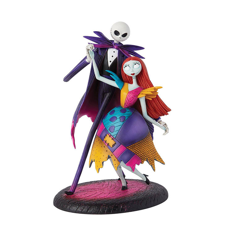 フィギュア ジャック＆サリー 22.5cm enesco Disney Showcase レジン製【メーカー直送】【同梱不可】【あす楽あすつく翌日配送不可】【代引き不可】
