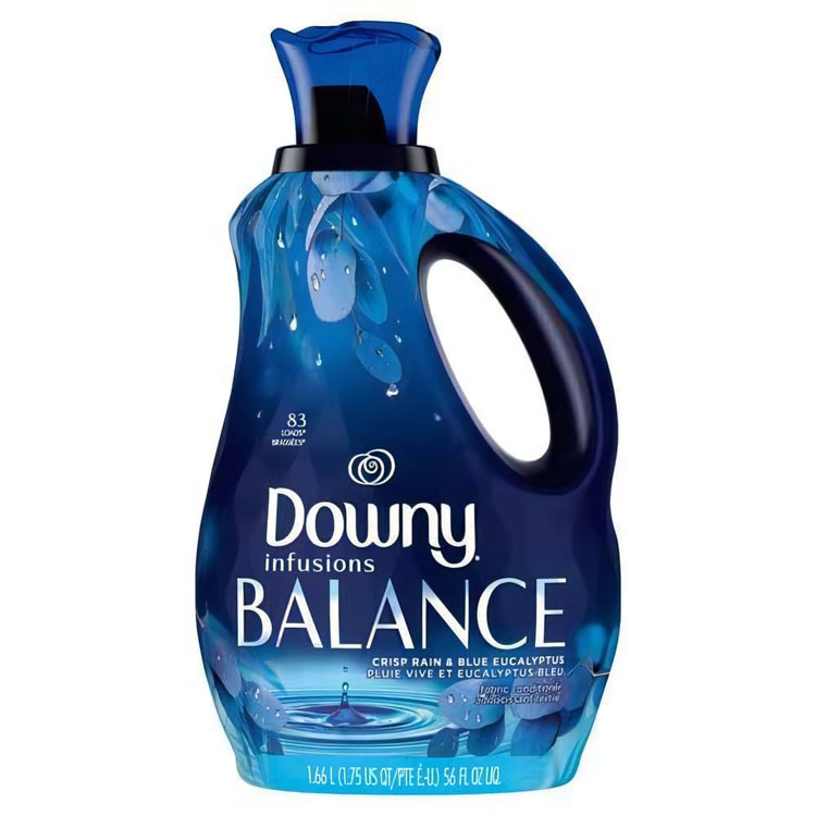 Downy ダウニー 柔軟剤 インフュージョン クリスプレイン＆ユーカリプタス 1.66l 56oz  83回分 Downy 輸入柔軟剤 P&G アメリカ製 アメリカ雑貨香りのマイクロカプセルが弾けて香る♪
