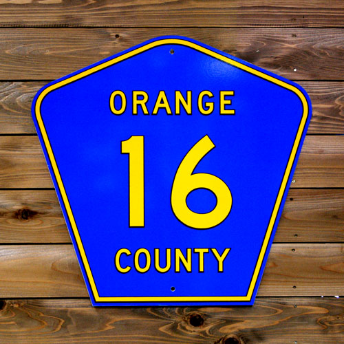 アメリカの工場直輸入の道路標識！アメリカの道路標識 「ORANGE COUNTY