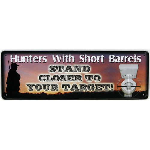 【メール便発送】ティンプレート（S) STAND CLOSER TO YOURTARGET 縦9×横27cm ブリキ看板 インテリア アメリカ雑貨