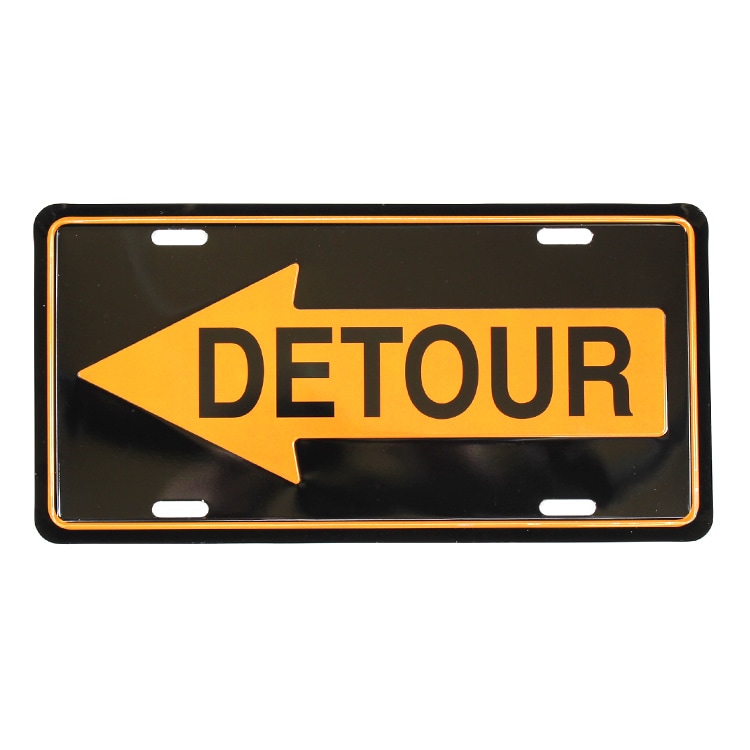 USA標識看板　DETOUR USA標識看板 DETOUR - メルカリ
