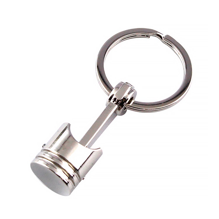 【メール便発送】キーホルダー カーパーツキーリング 「ピストン」 キーホルダー 車の部品 アメリカン雑貨カーパーツ型のクールなキーリング。