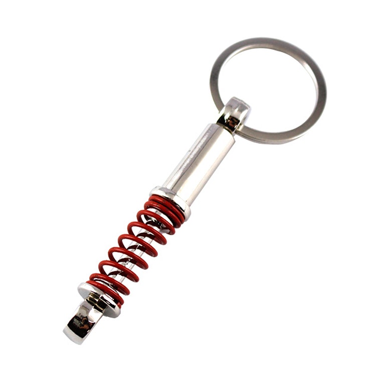 【メール便発送】キーホルダー カーパーツキーリング 「サスペンション」 キーホルダー 車の部品 アメリカン雑貨カーパーツ型のクールなキーリング。