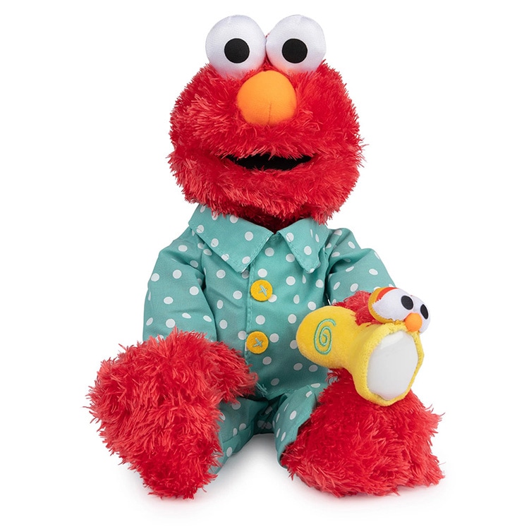 ぬいぐるみ セサミストリート ベッドタイム エルモ 約26cm 光る ライト 電池式 SESAME STREET ポリエステル製【メーカー直送】【同梱不可】【あす楽不可】【代引き不可】