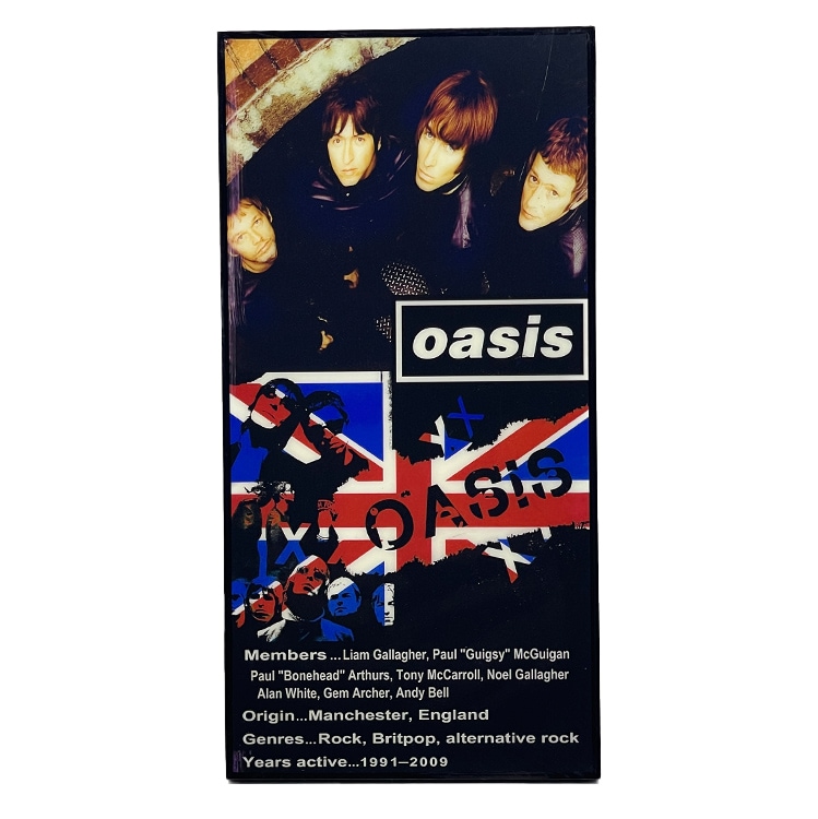 【額縁付き】 オアシス oasis A2 ポスター ③ 額縁付き】A2 ポスター Oasis オアシス アーティスト写真 - メルカリ
