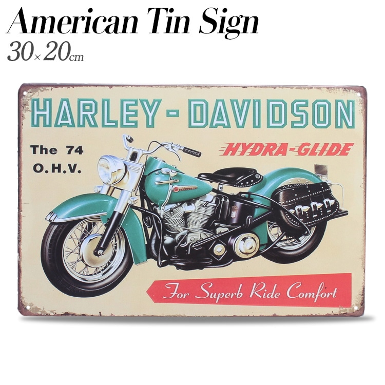 【メール便発送】ティンプレート ハーレーダビッドソンHYDRA-GRIDE H20×W30cm ブリキ製 インテリア 壁面装飾 オシャレ アメリカ雑貨 アメリカン雑貨アメリカン 四角 かっこいい ヴィンテージ ビンテージ コンパクト 店舗 トイレ 玄関 リビング バー カフェ
