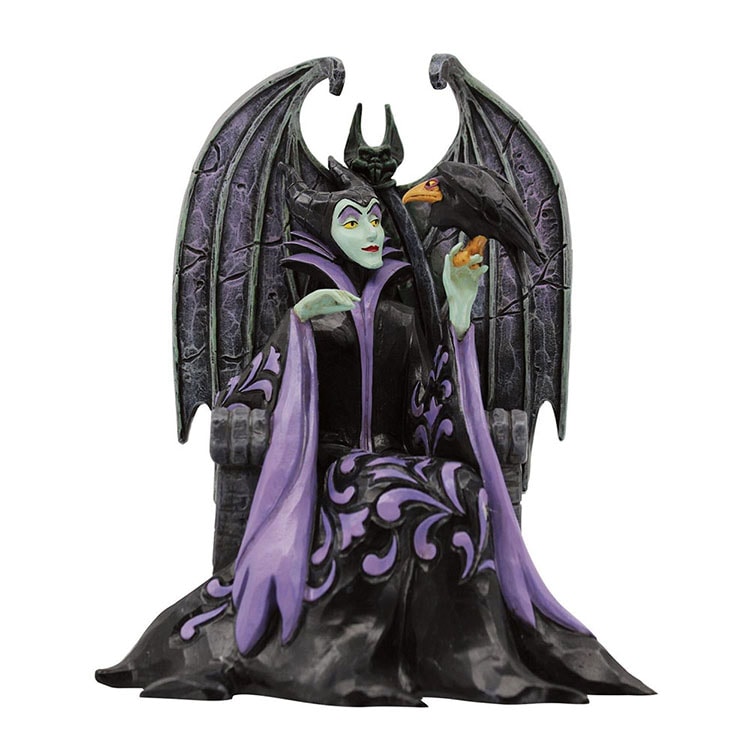フィギュア ディズニー マレフィセント 約13cm enesco Disney Traditions 眠れる森の美女 魔女 レジン製 人形 置物【メーカー直送】【同梱不可】【あす楽不可】【代引き不可】