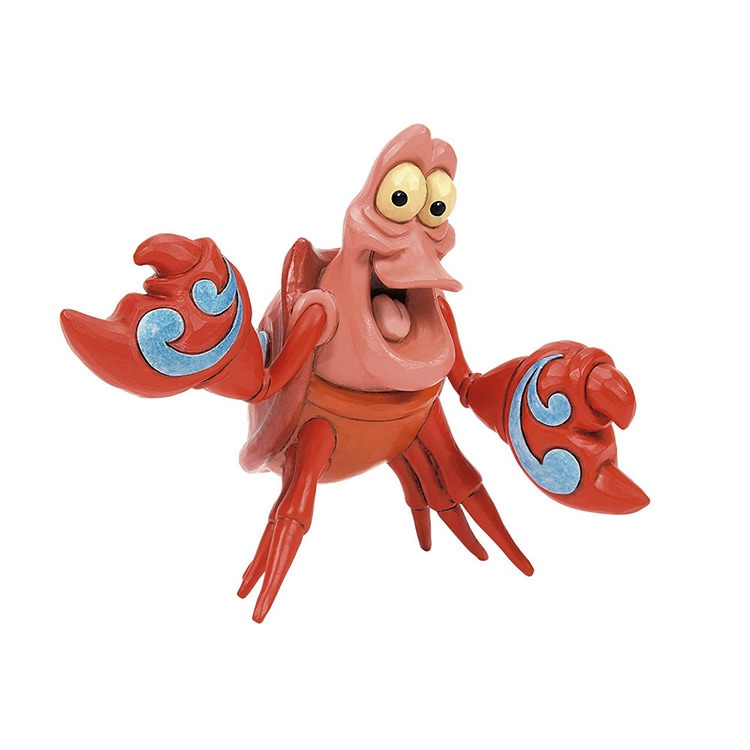 フィギュア ディズニー セバスチャン ミニ 約9.5cm enesco Disney Traditions リトル マーメイド カニ 蟹 レジン製 人形 置物【メーカー直送】【同梱不可】【あす楽不可】【代引き不可】