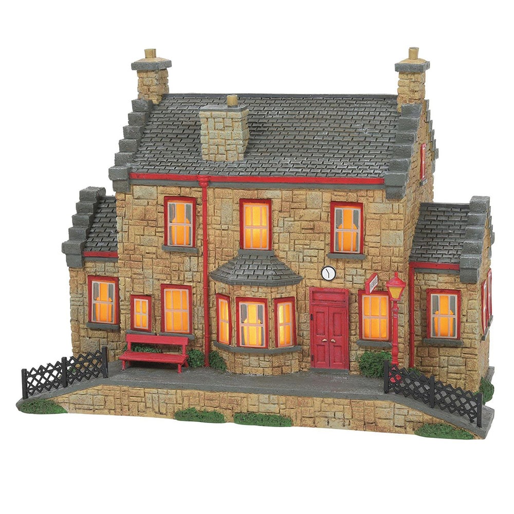 オブジェ ハリーポッター ホグズミード駅 高さ17.7cm 駅 オブジェ 映画 LED ライト 点灯 Department 56【メーカー直送】【同梱不可】【あす楽不可】【代引き不可】