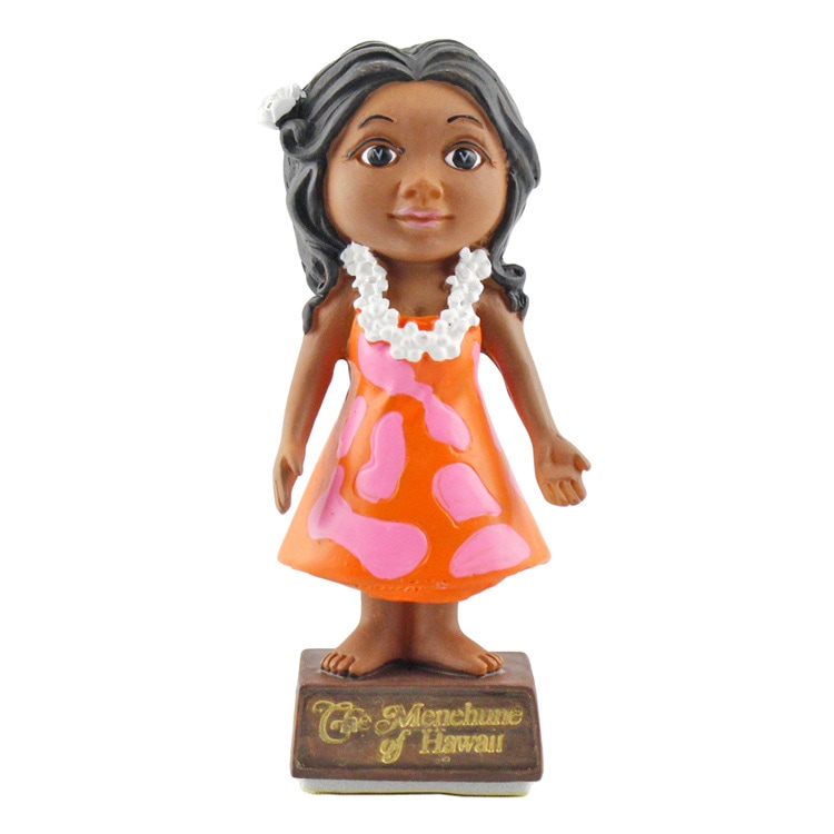 ダッシュボードフラドール メネフネ アンティ 女の子 by KC HAWAII The MENEHUNE of HAWAII バブルヘッド ハワイアン雑貨 アメリカ雑貨　