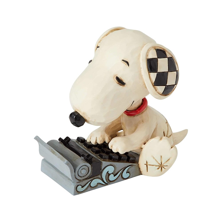置物 フィギュア SNOOPY スヌーピー タイピング ミニ 高さ6.5cm スヌーピー インテリア小物  enesco Peanuts JIM SHORE【メーカー直送】【同梱不可】【あす楽不可】【代引き不可】