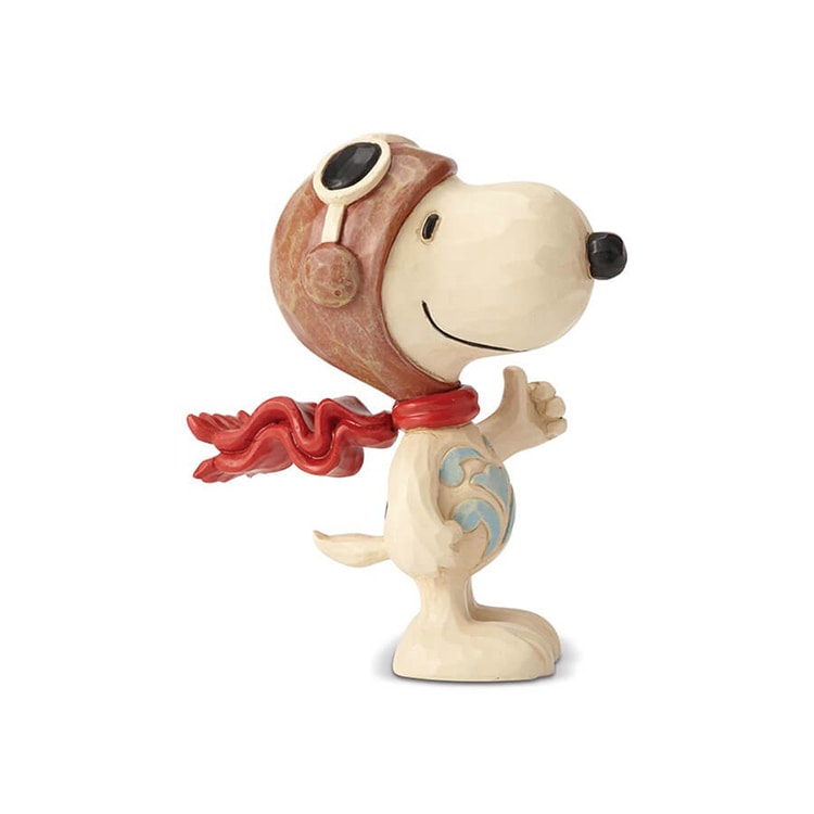 置物 フィギュア SNOOPY スヌーピー フライングエース ミニ 高さ7.6cm スヌーピー インテリア小物  enesco Peanuts JIM SHORE【メーカー直送】【同梱不可】【あす楽不可】【代引き不可】