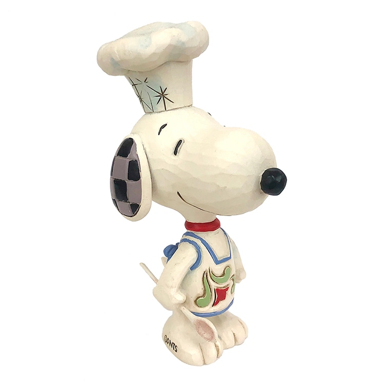 置物 フィギュア SNOOPY スヌーピー シェフ ミニ 高さ10cm スヌーピー インテリア小物  enesco Peanuts JIM SHORE【メーカー直送】【同梱不可】【あす楽不可】【代引き不可】