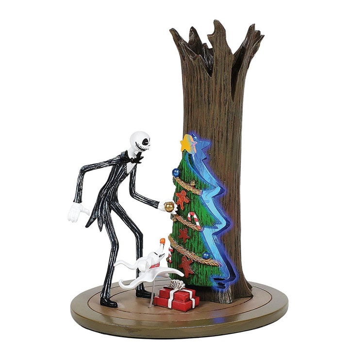 オブジェ ジャック ディスカバーズ クリスマスタウン 高さ17.7cm ライトハウス ライト オブジェ 映画  LED ライト 点灯 Department 56【メーカー直送】【同梱不可】【あす楽不可】【代引き不可】