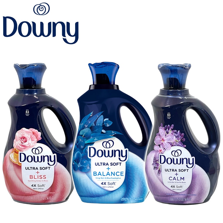液体 柔軟剤 ダウニー ウルトラソフト 1.66L 56oz 83回分 BLISS CALM BALANCE 柔軟剤 Downy 日用品 アメリカ製 アメリカン雑貨香りと柔らかさ続く贅沢ケア。