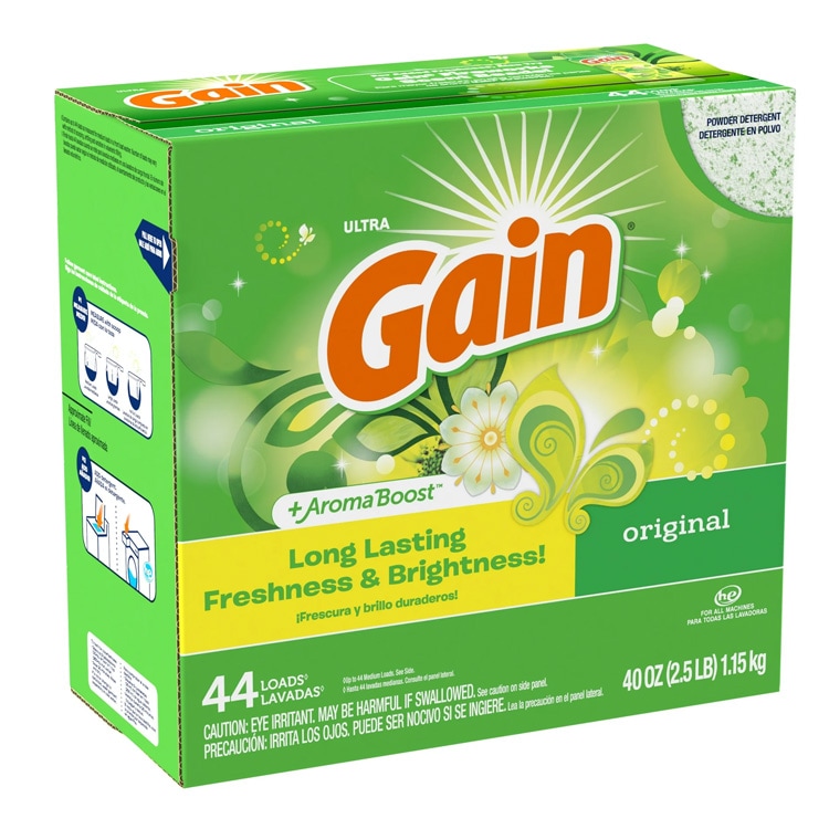 洗濯洗剤 正規輸入品 ゲイン 粉末 オリジナル 1.15kg 40oz GAIN 44回分 アメリカ雑貨 P&G 洗濯用洗剤 輸入洗剤 日用品 アメリカ製 アメリカ雑貨香り爽やかゲインの定番洗濯洗剤！