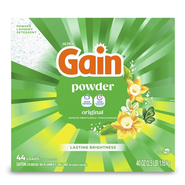 洗濯洗剤 正規輸入品 ゲイン 粉末 オリジナル 1.15kg 40oz GAIN 44回分 アメリカ雑貨 P&G 洗濯用洗剤 輸入洗剤 日用品 アメリカ製 アメリカ雑貨香り爽やかゲインの定番洗濯洗剤！