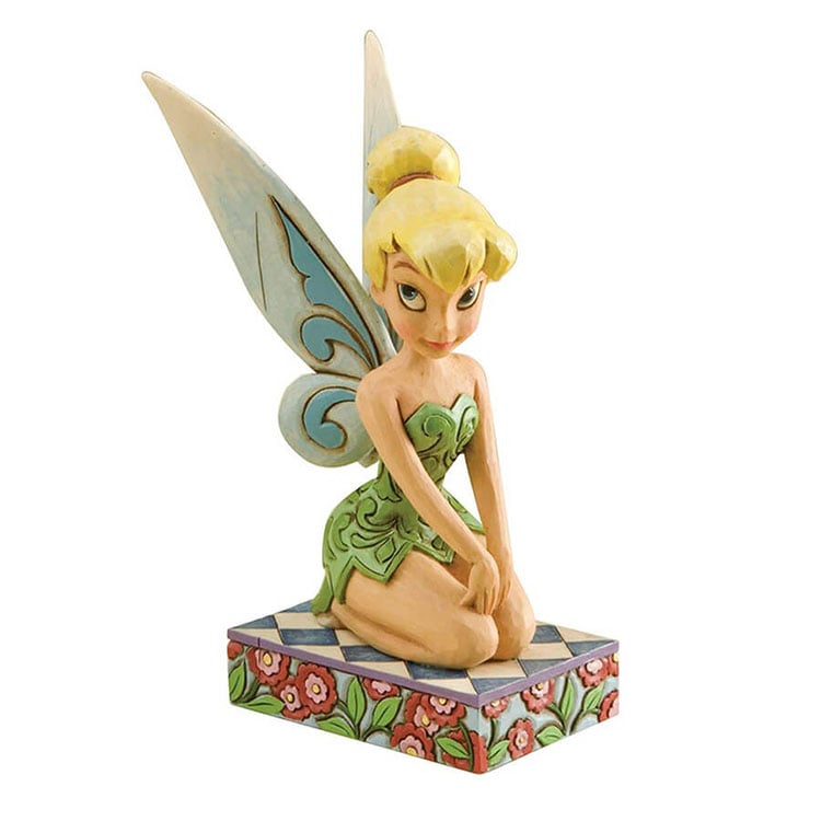 フィギュア 置物 ティンカー・ベル 約12.5cm enesco Disney Traditions ピーターパン スタチュー レジン製 キャラクター 人形【メーカー直送】【同梱不可】【あす楽不可】【代引き不可】