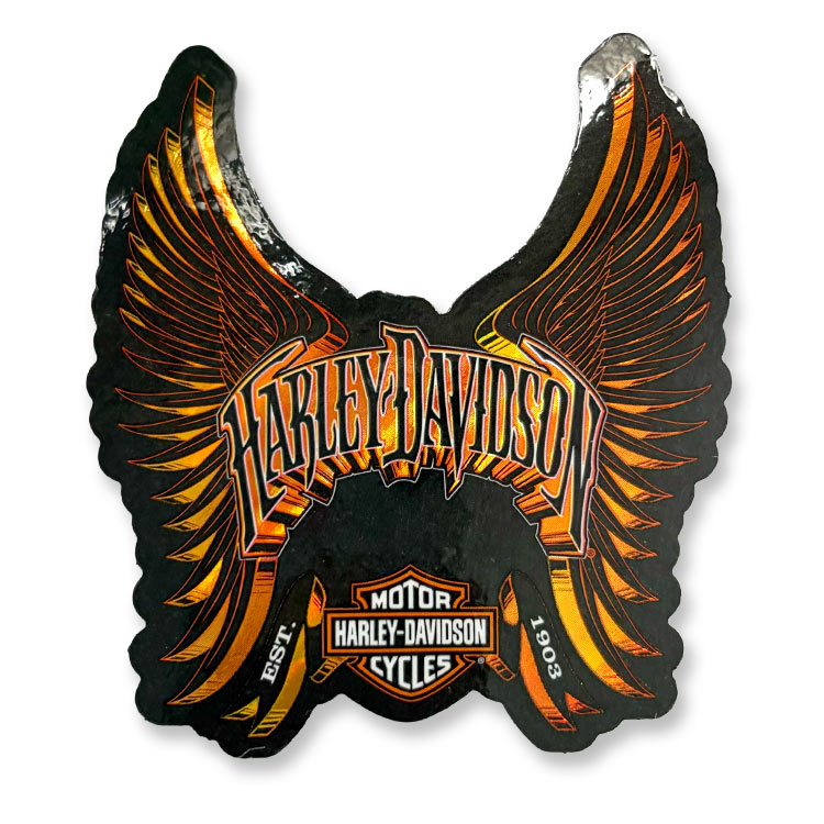 【メール便発送】ステッカー Harley-Davidson ハーレーダビッドソン ステッカー シリーズ2 NO.11 幅7×高さ9.4cm シール デカール アメリカ製ガレージに映える、王道アメリカン。