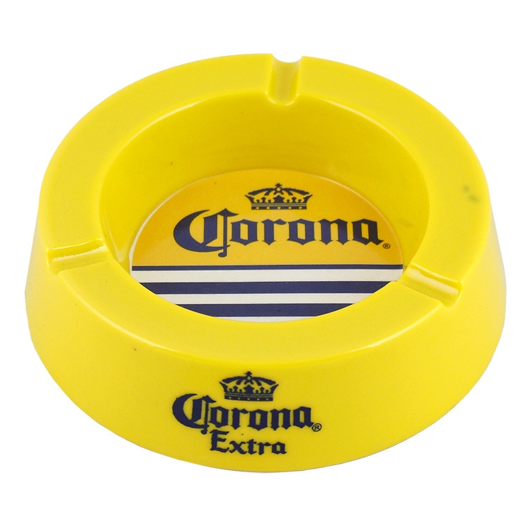 卓上灰皿 メラミン灰皿 コロナエクストラ CORONA EXTRA ノベルティ BAR 喫煙具 アメリカ雑貨 アメリカン雑貨　