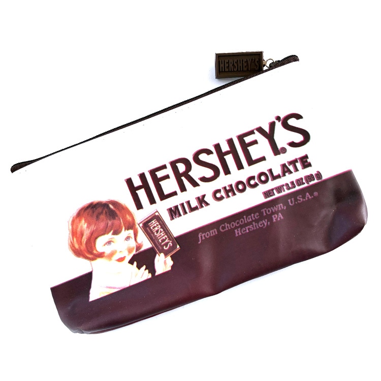 【メール便発送】ポーチ HERSHEY'S ハーシーズ 化粧ポーチ ペンケース チョコ アメリカン雑貨1点物のコレクティブルアイテム 