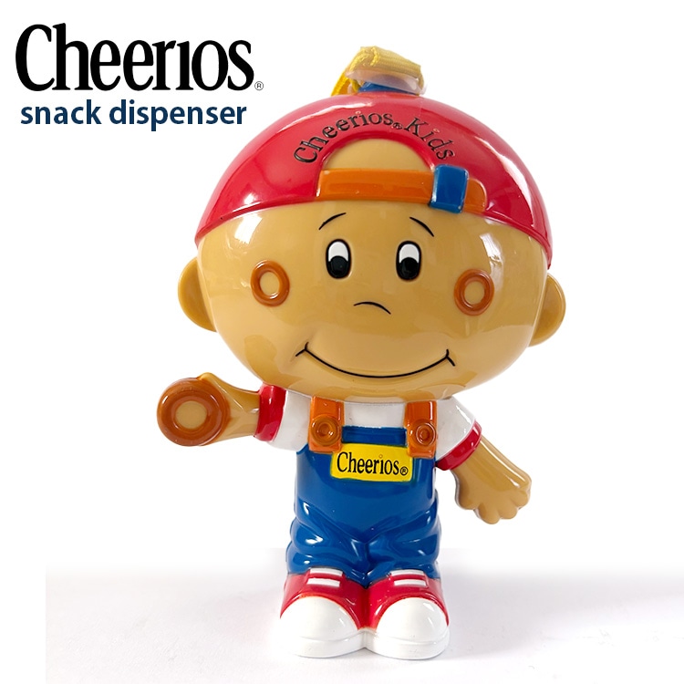 ヴィンテージ Cheerios チリオス キッズ スナックタイム スナック ディスペンサー 90年代 コレクション ビンテージ アメリカン雑貨1点物のコレクティブルアイテム