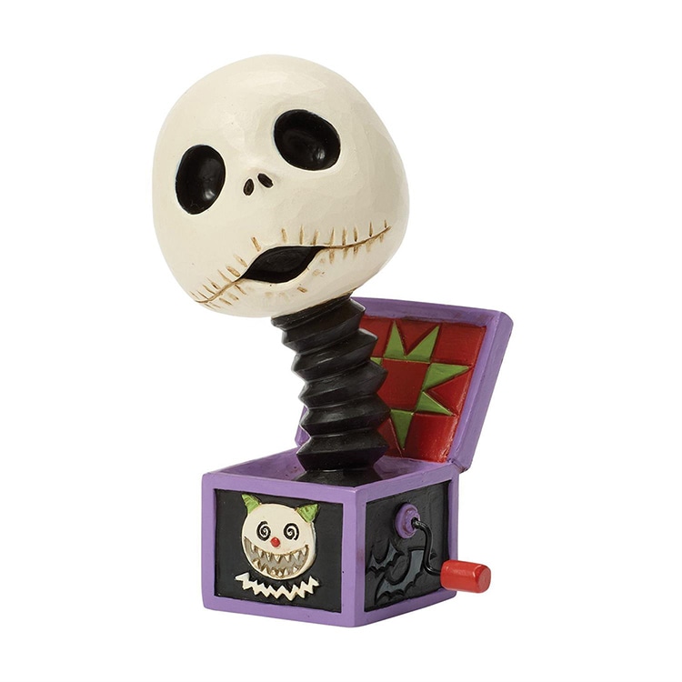 フィギュア ジャック イン ザ ボックス ミニ 約10.2cm ナイトメアビフォアクリスマス びっくり箱 enesco Disney Traditions レジン製【メーカー直送】【同梱不可】【あす楽不可】【代引き不可】