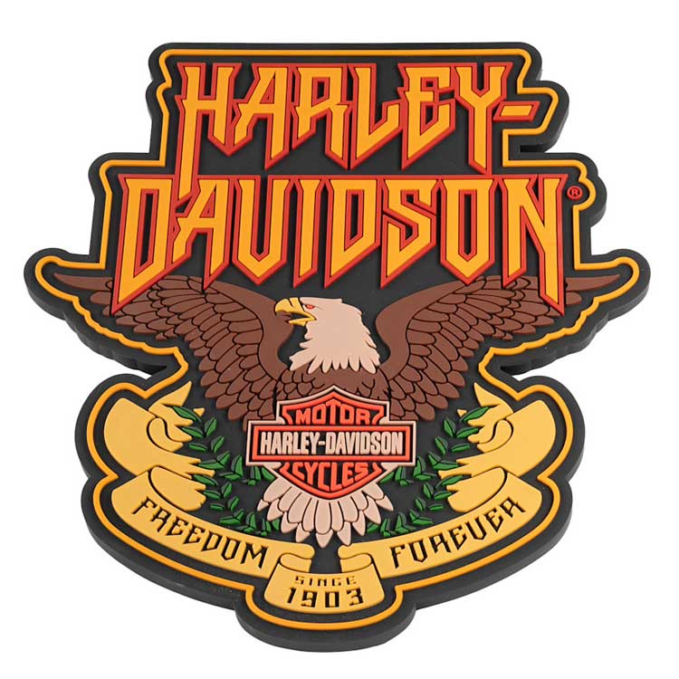 マット バー用品 HARLEY-DAVIDSON ハーレーダビッドソン ハードロック イーグル バーマット HDL-18642 アメリカ雑貨 アメリカン雑貨 Hard Rock Eagle Bar Mat 敷物 キッチン雑貨 ハーレ HD かっこいい おしゃれ プレゼント ギフト