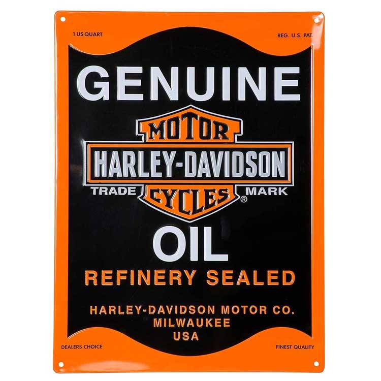 看板 HARLEY-DAVIDSON ハーレーダビッドソン  オイル缶 ティンサイン HDL-15527 アメリカ雑貨 アメリカン雑貨OILCAN TIN SIGN ハーレ HD かっこいい おしゃれ プレゼント ギフト