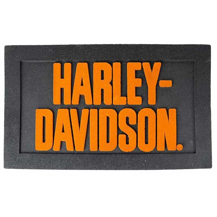 玄関マット HARLEY-DAVIDSON ハーレーダビッドソン ロゴ エントリーマット Logo Entry Mat HDL-10078 アメリカ雑貨 アメリカン雑貨Logo Entry Mat ハーレ HD かっこいい おしゃれ プレゼント ギフト