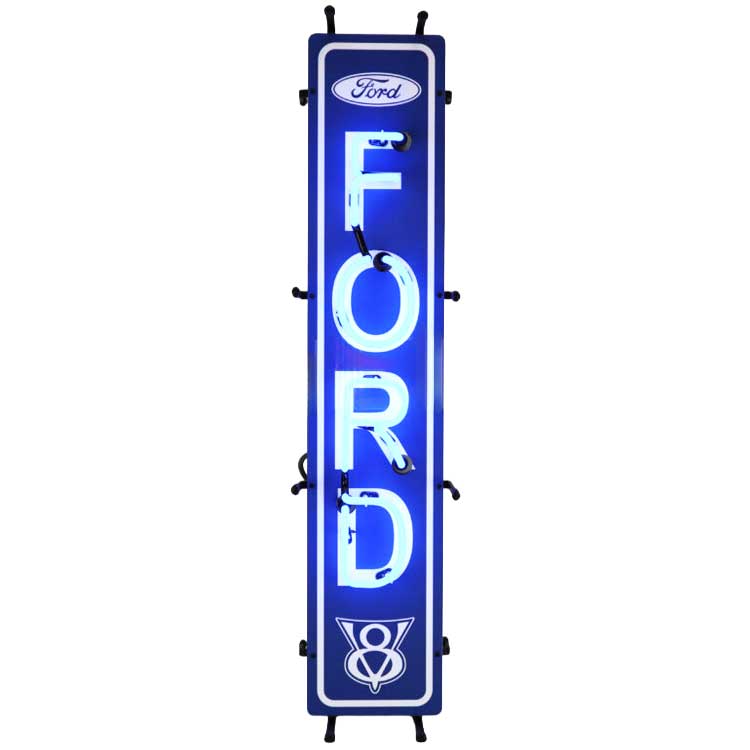 看板 照明 ネオンサイン FORD VERTICAL フォード ジュニアサイズ 縦