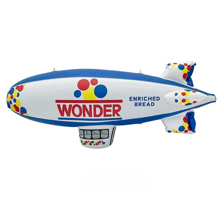 メール便発送】飛行船 エアシップ インフレータブル WONDER 幅7.8cm×高
