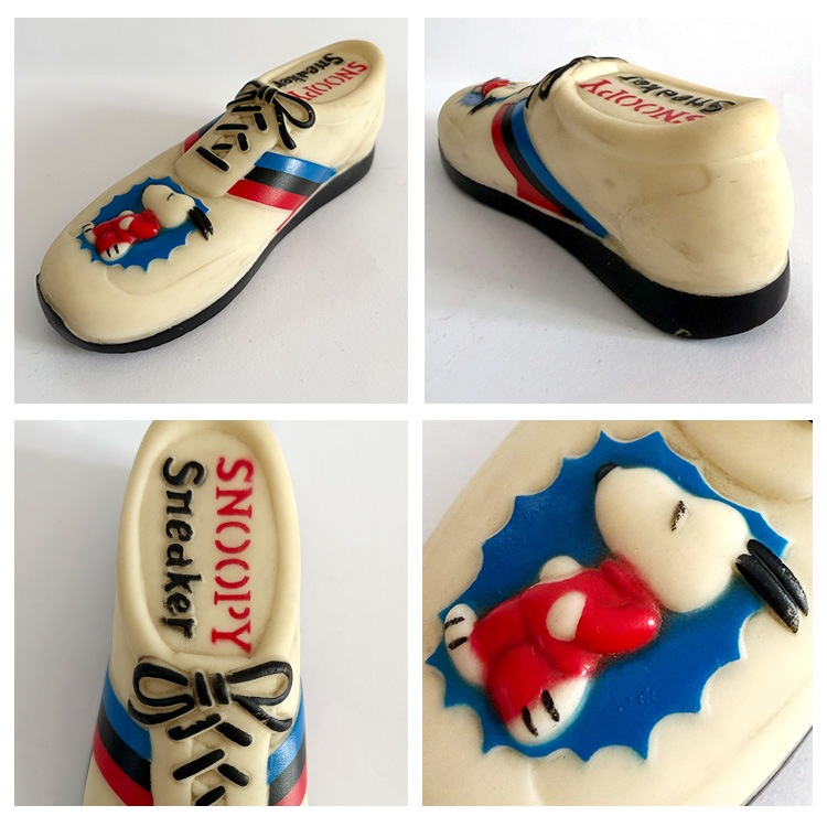 ピーナッツ ギャング スヌーピー スニーカー ソフビ ドッグトイ1958 SNOOPY コレクション ビンテージ アメリカン雑貨1点物のコレクティブルアイテム 