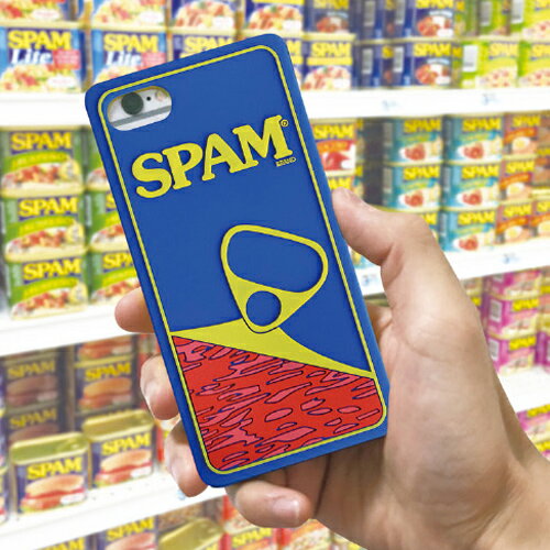 【SALE！】iPhone7/iPhone8用 スマホケース SPAM スパム シリコンケース 携帯ケース iPhoneケース ランチョンミート メリカン雑貨 アメリカ雑貨