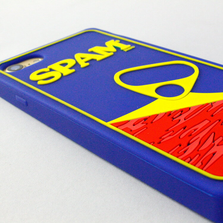 【SALE！】iPhone7/iPhone8用 スマホケース SPAM スパム シリコンケース 携帯ケース iPhoneケース ランチョンミート メリカン雑貨 アメリカ雑貨