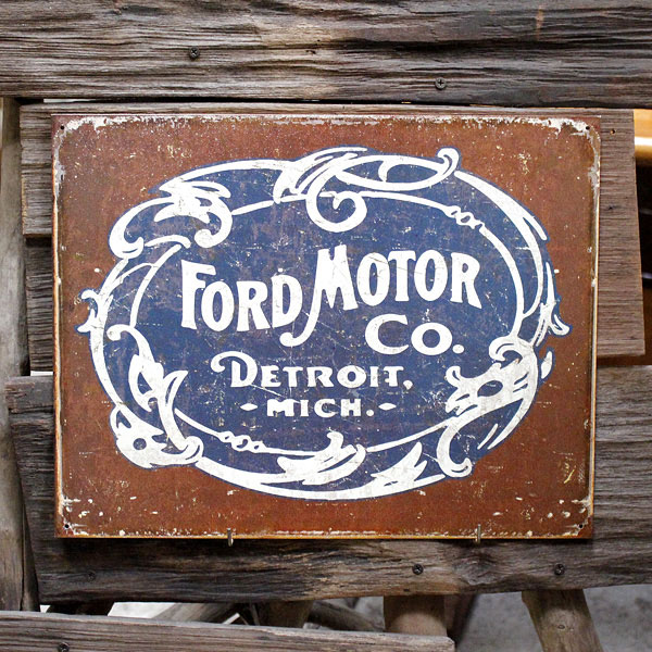 メタルサイン 「フォード Historic Logo」 #1707 Ford ブリキ