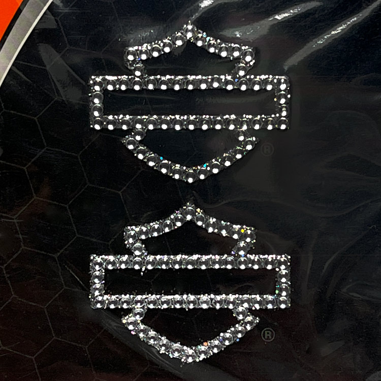 【メール便発送】ステッカー ハーレーダビッドソン グリッターデカール CG320 Harley-Davidson シール デコレーション カスタマイズ アメリカン雑貨