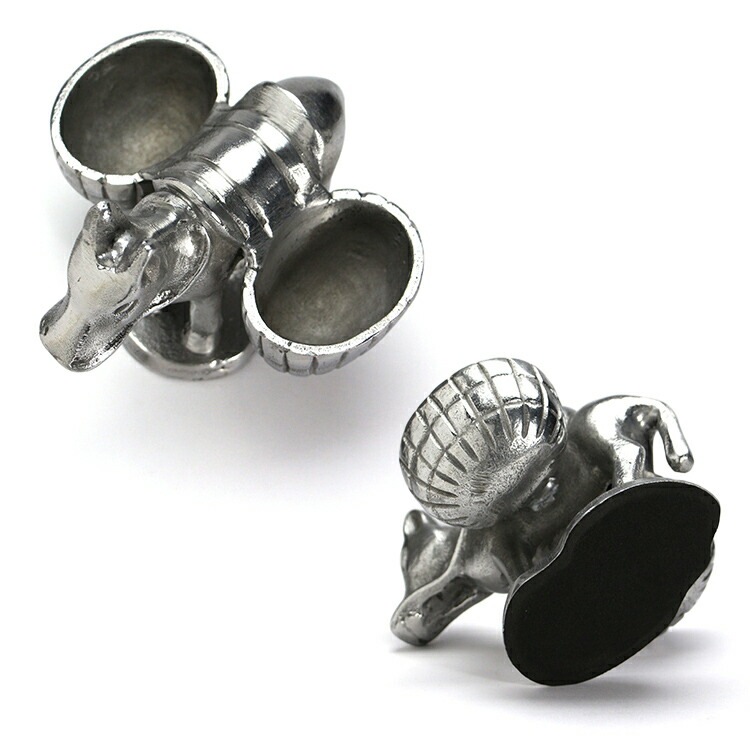 Donkey And Backet Silver ドンキーアンドバスケット シルバー W15×D15×H12.5cm アルミニウム製 HERE by DETAIL