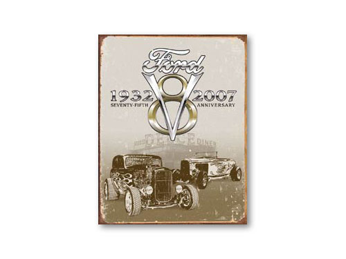 メタルサイン 「フォード 75th Annv」 #1436 看板 インテリア 直輸入 アメリカ製 アメリカ雑貨 アメリカン雑貨