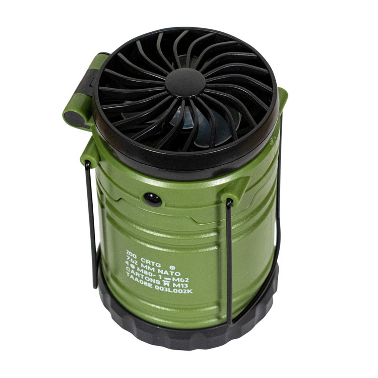 LEDランタン w/ファン ”ARMY”