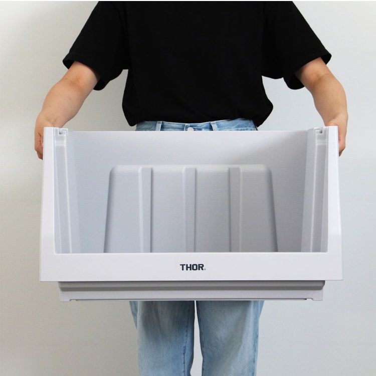 THOR スタッキングシェルフ コンテナー リッド＆ドア セット 50L  収納 整理 蓋付き 積み重ね可能 かっこいい おしゃれ アメリカン雑貨【メーカー直送】【同梱不可】【あす楽不可】【代引き不可】